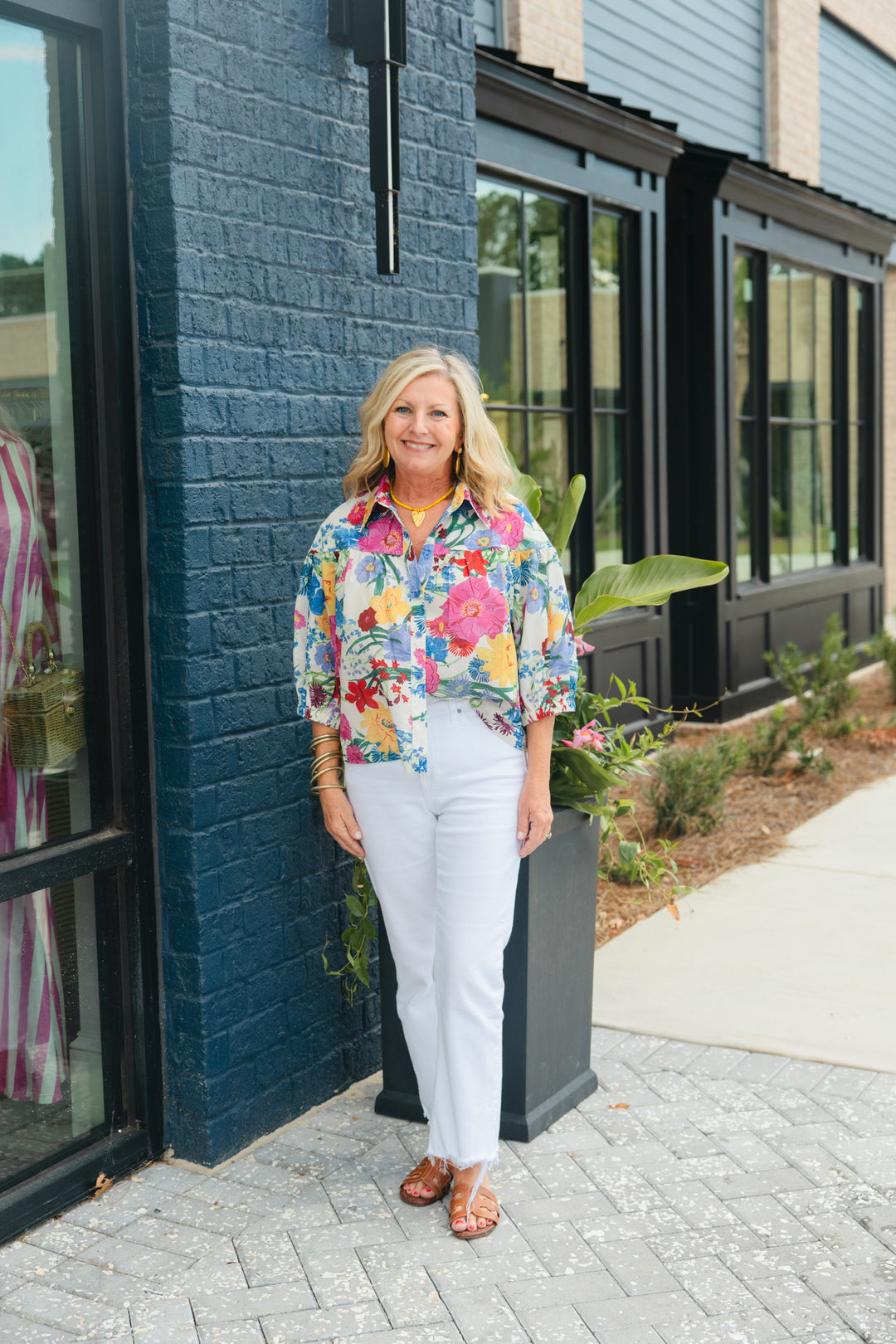 Garden Yoke Blouse