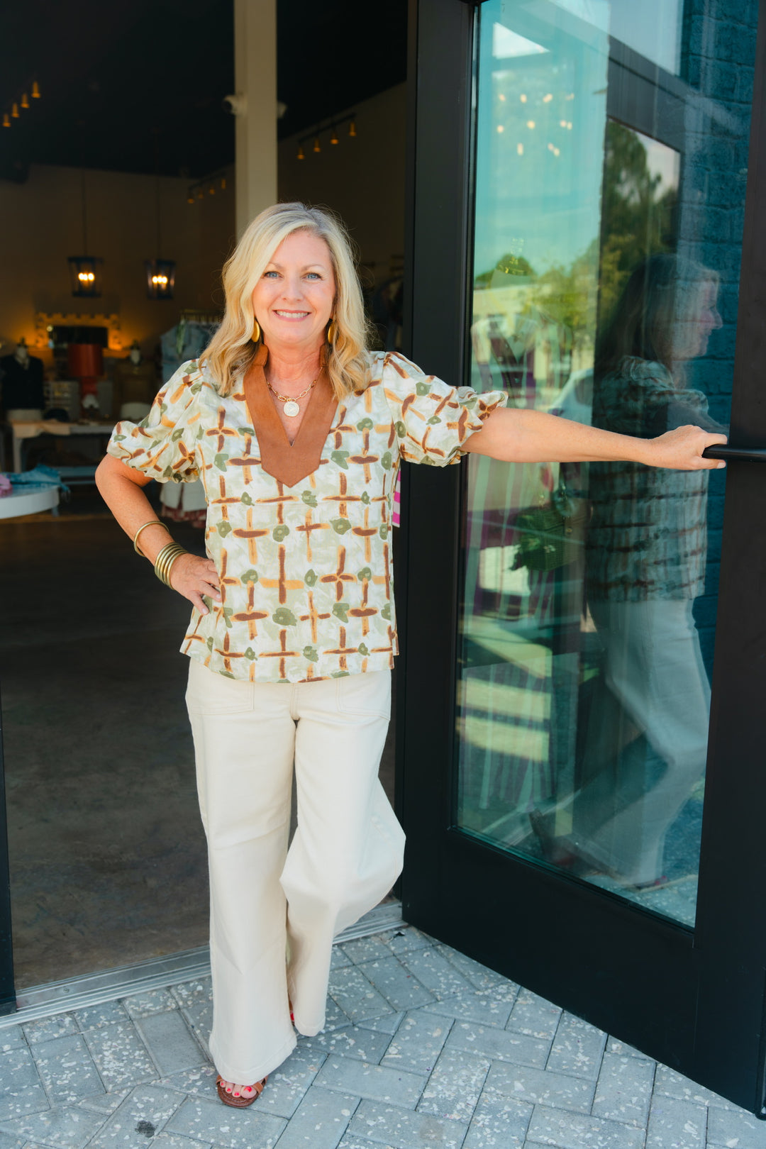Huntsman Printed Top