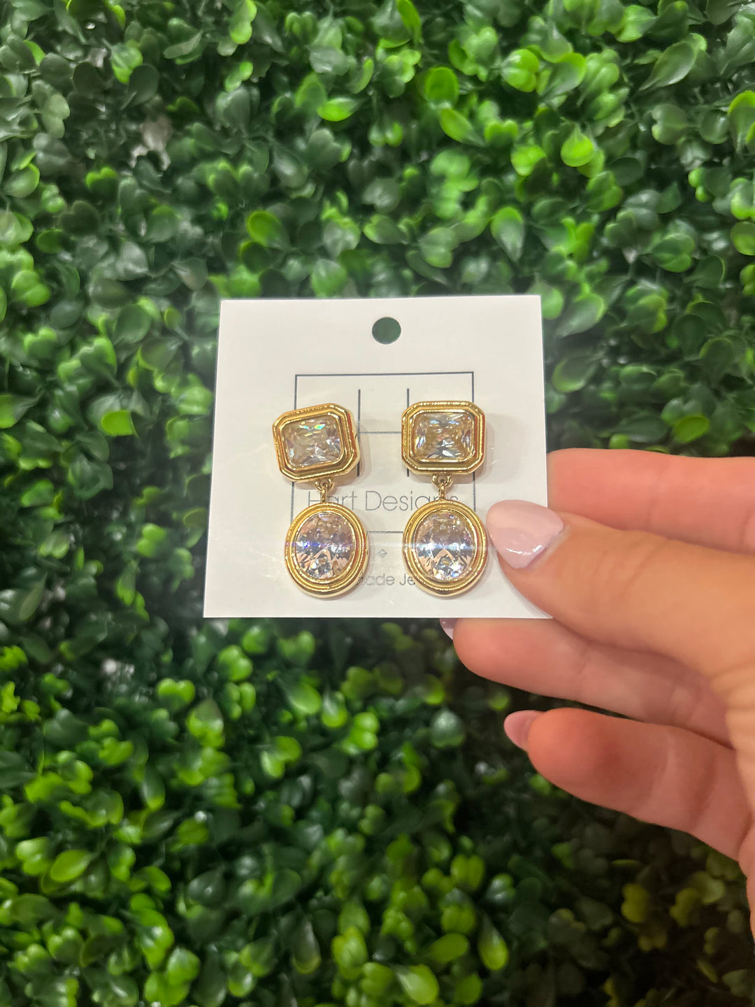 Geometric Drop Earrings