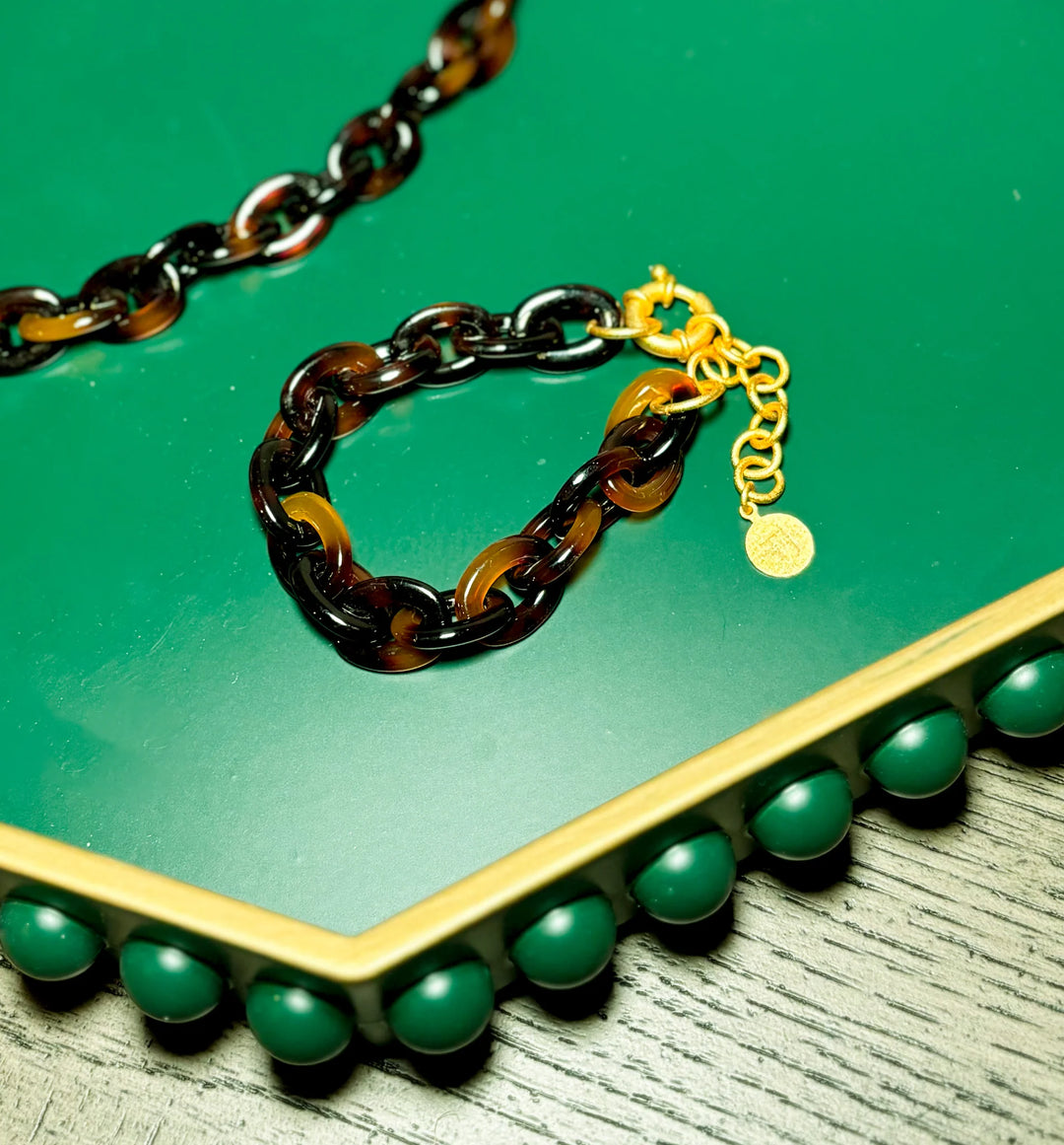 Tortoise Link Bracelet