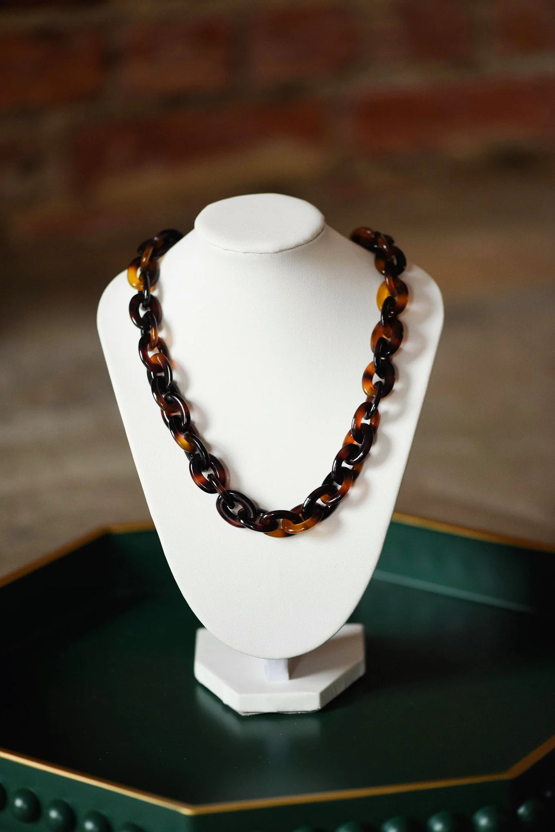 Tortoise Link Necklace