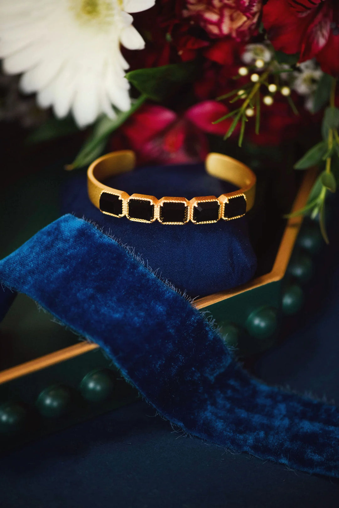 Julia Cuff In Black Agate
