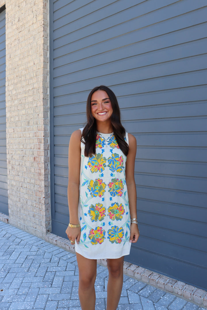 Garden Chic Mini Dress
