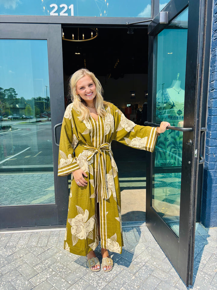 Jungle Trails Long Sleeve Dress