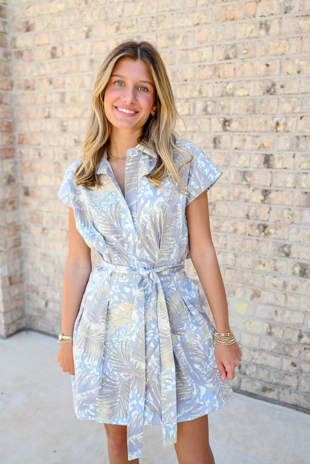 Desert Palm Mini Dress