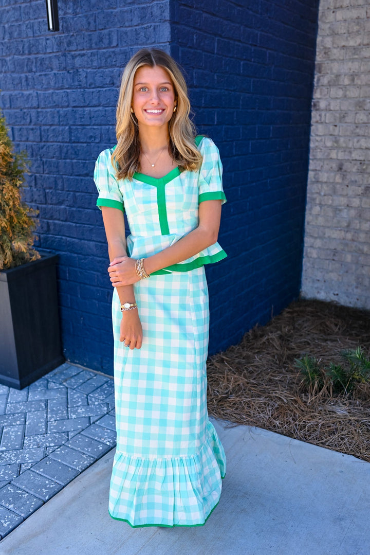 Blue Buffalo Check Addie Skirt