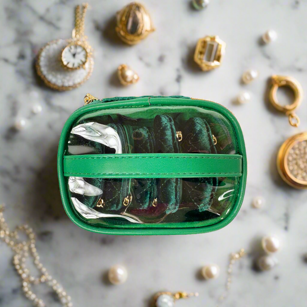 Getaway Jewelry Case - Emerald Velvet