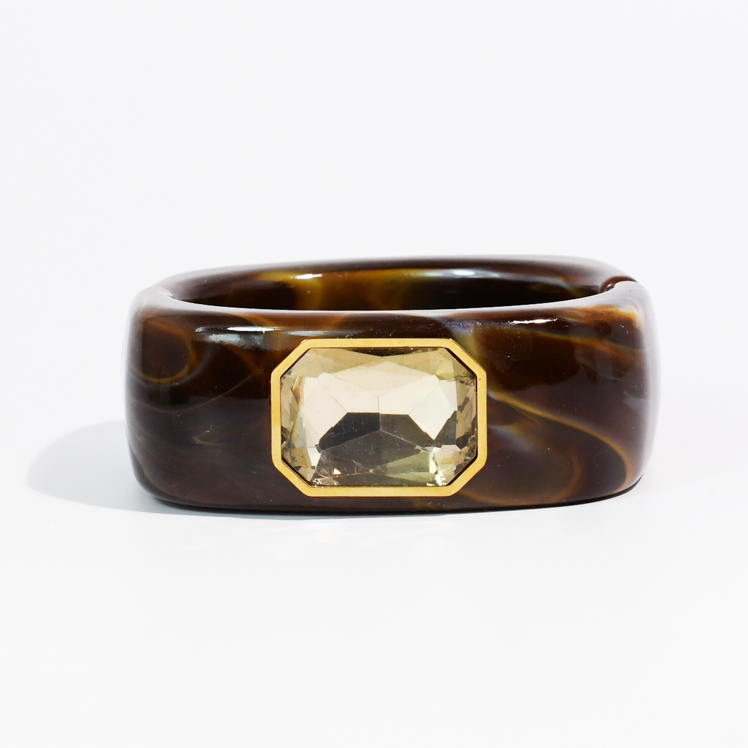 The Gemma Cuff Bracelet: Navy