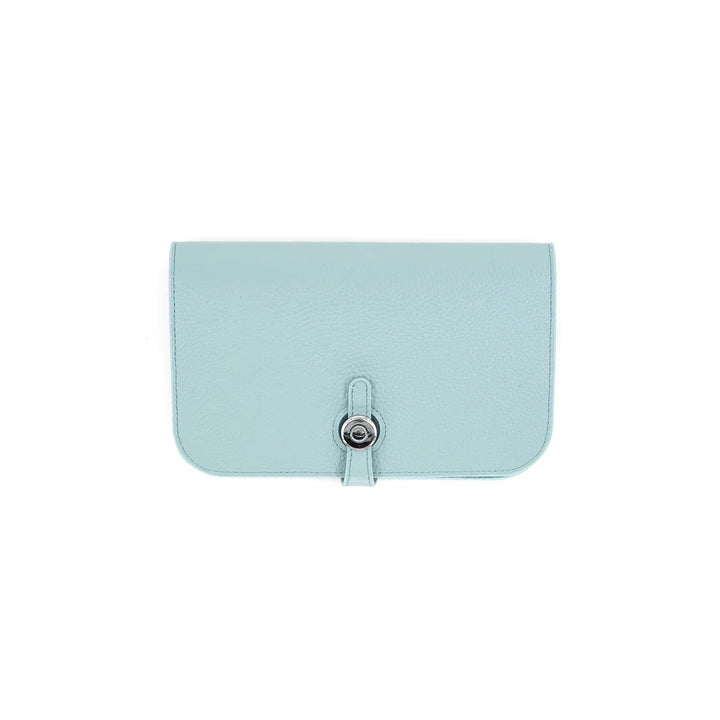 The Florence Wallet in Sky Blue