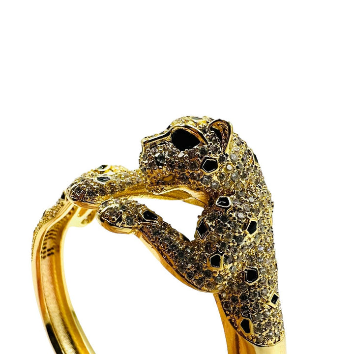 Sparkle Leopard Rhinstore Bracelet