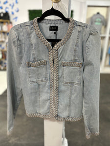 Denim Braided Jacket