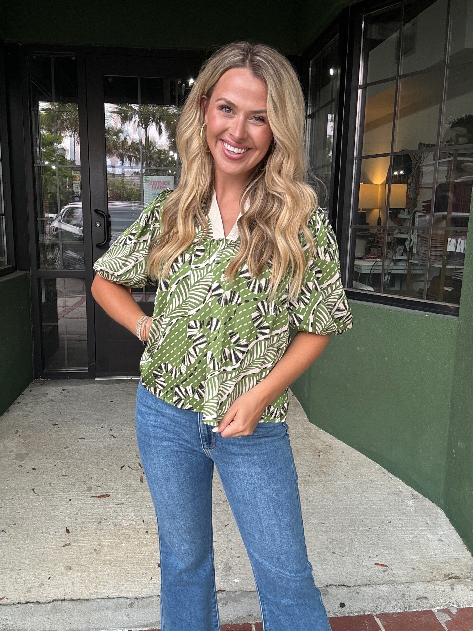 Jungle Print Top