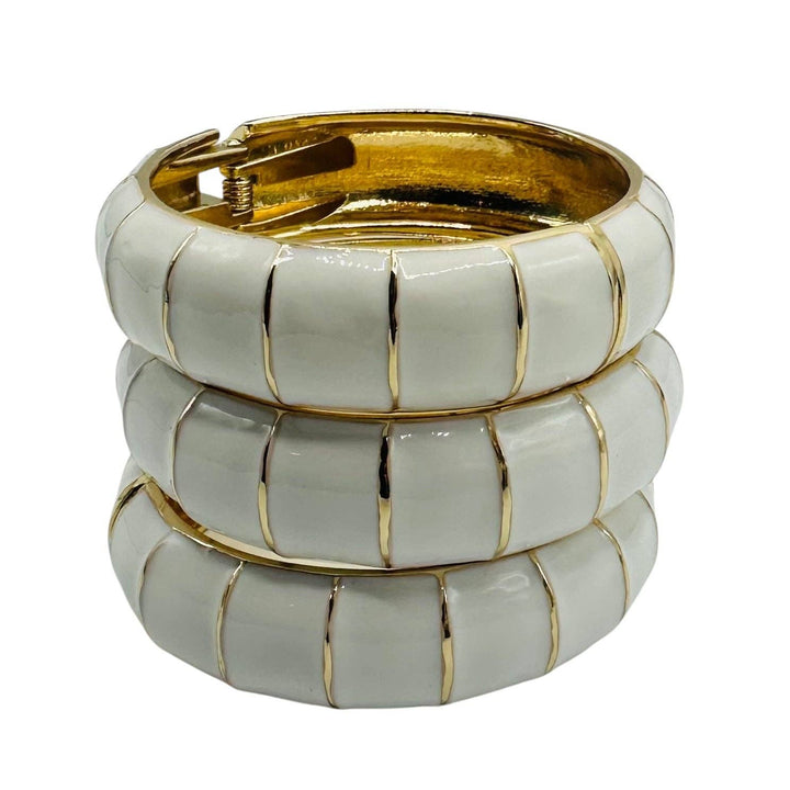 White Bamboo Bracelet