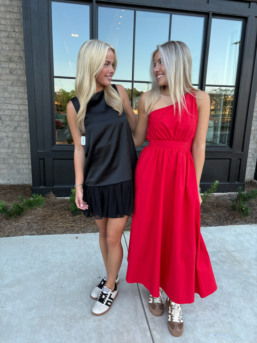 Marina Silky Ruched Mini Dress