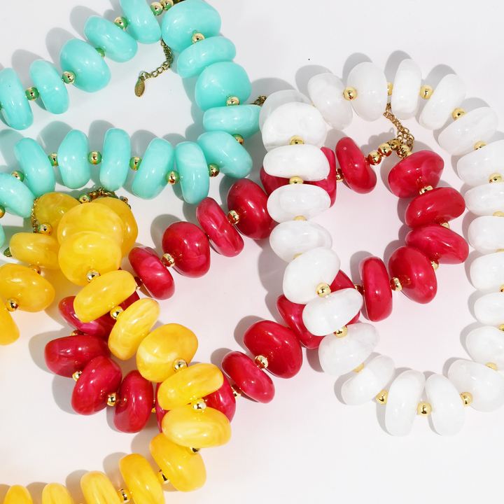 The Happy Hour Necklace: Yellow
