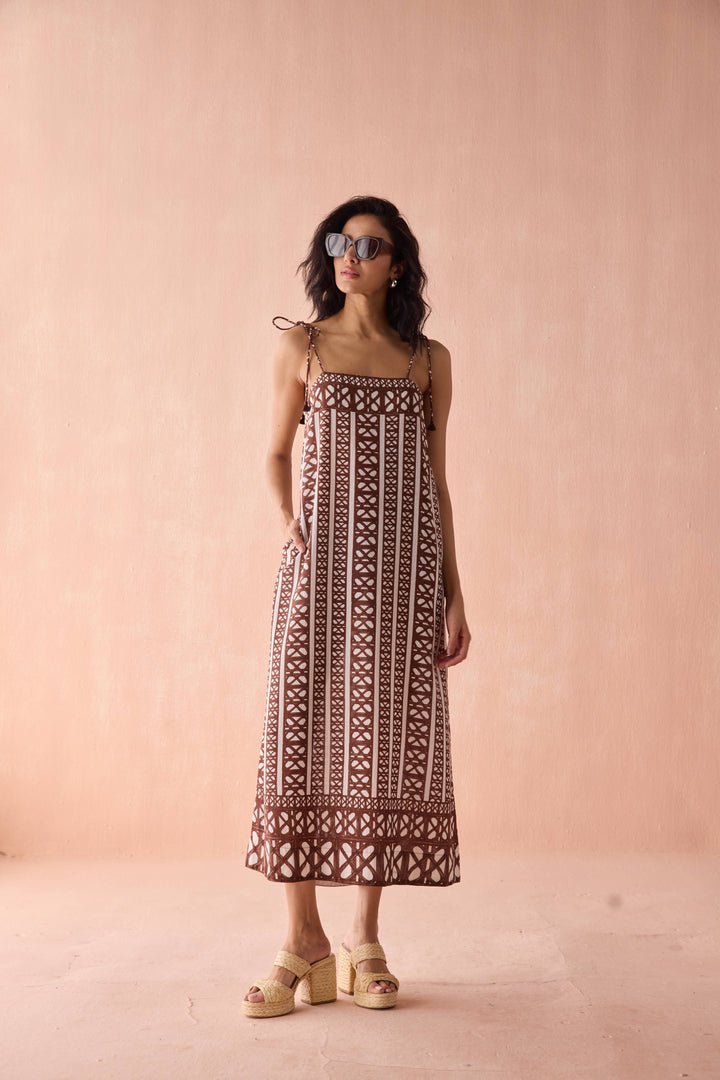 Tillie Maxi Dress in Cacoa
