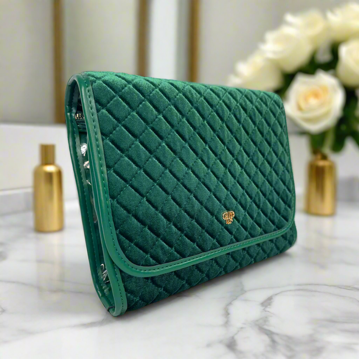 Classic Toiletry Case - Emerald Velvet