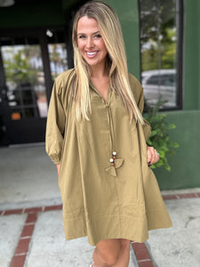 Olive Swing Dress