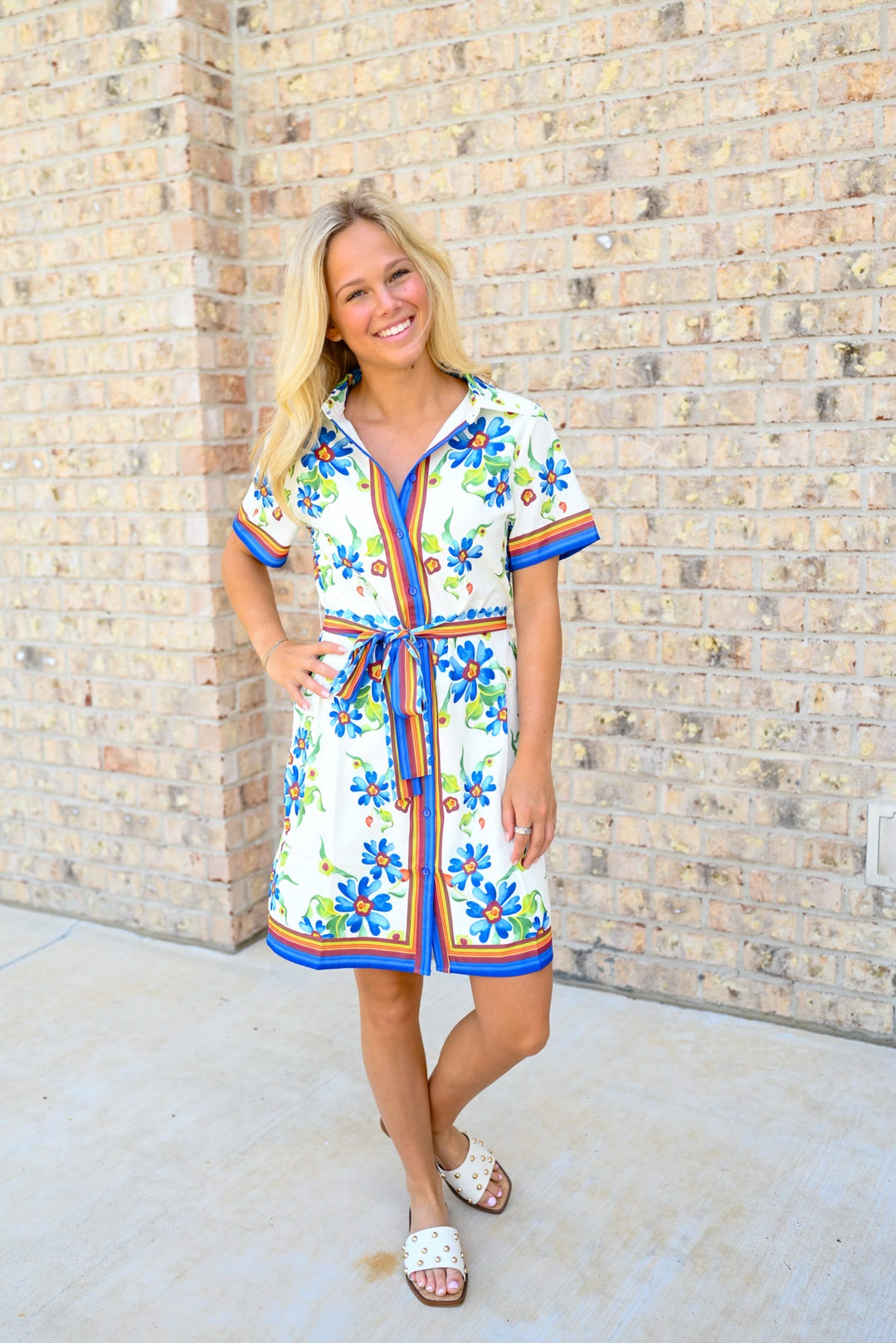 Meadow Frame Shirtdress