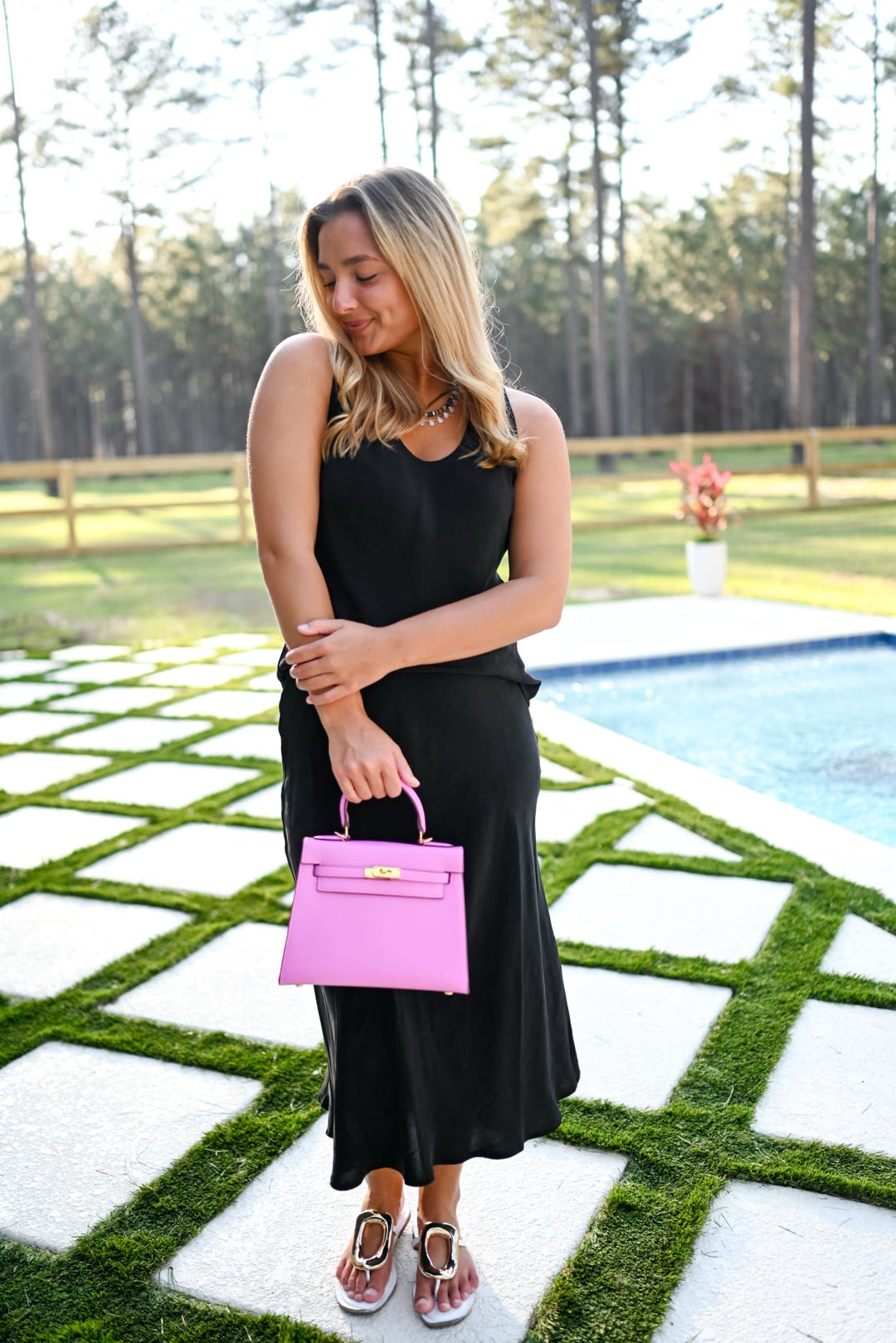 Black Amadi Tank Top
