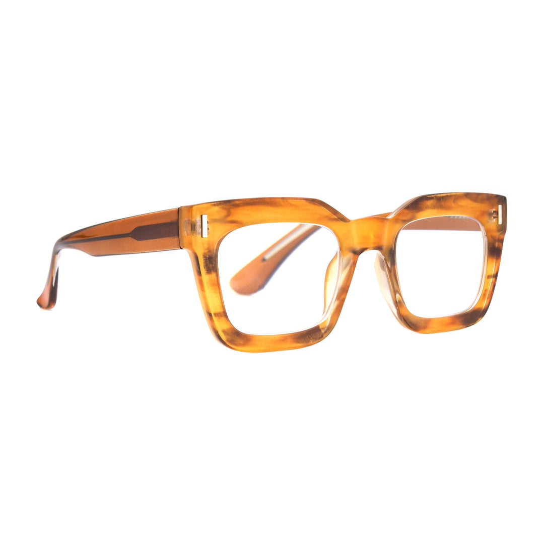 RAZ GLASSES | Smokey Caramel | Blue Light: 1.50