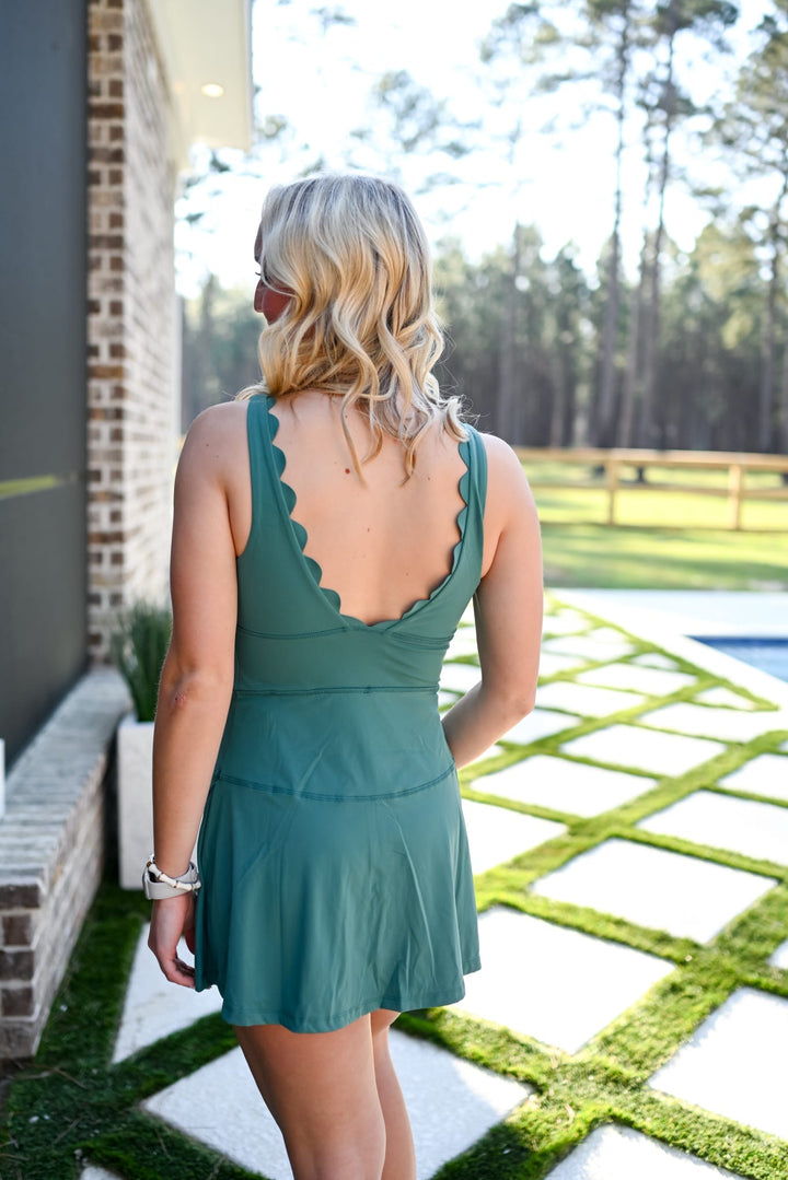 Scallop Kourt Athletic Dress