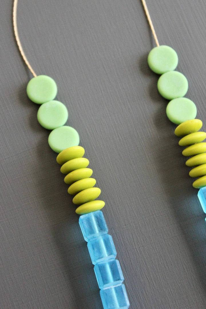 Glass Geometric Necklace