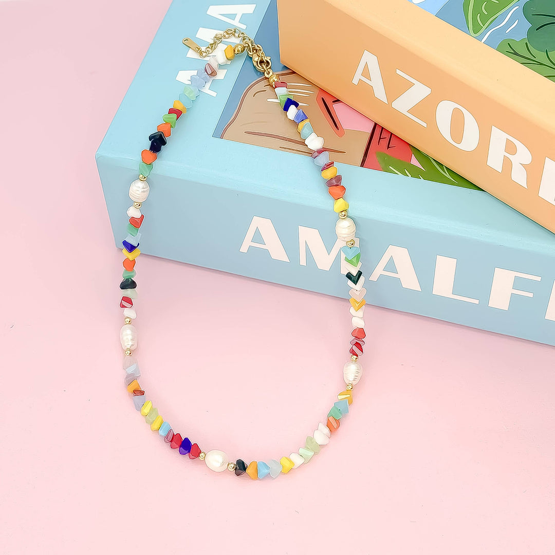 Baby Blue Crystal Necklace