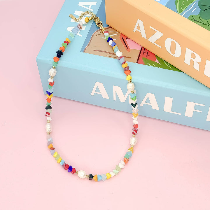 Baby Blue Crystal Necklace