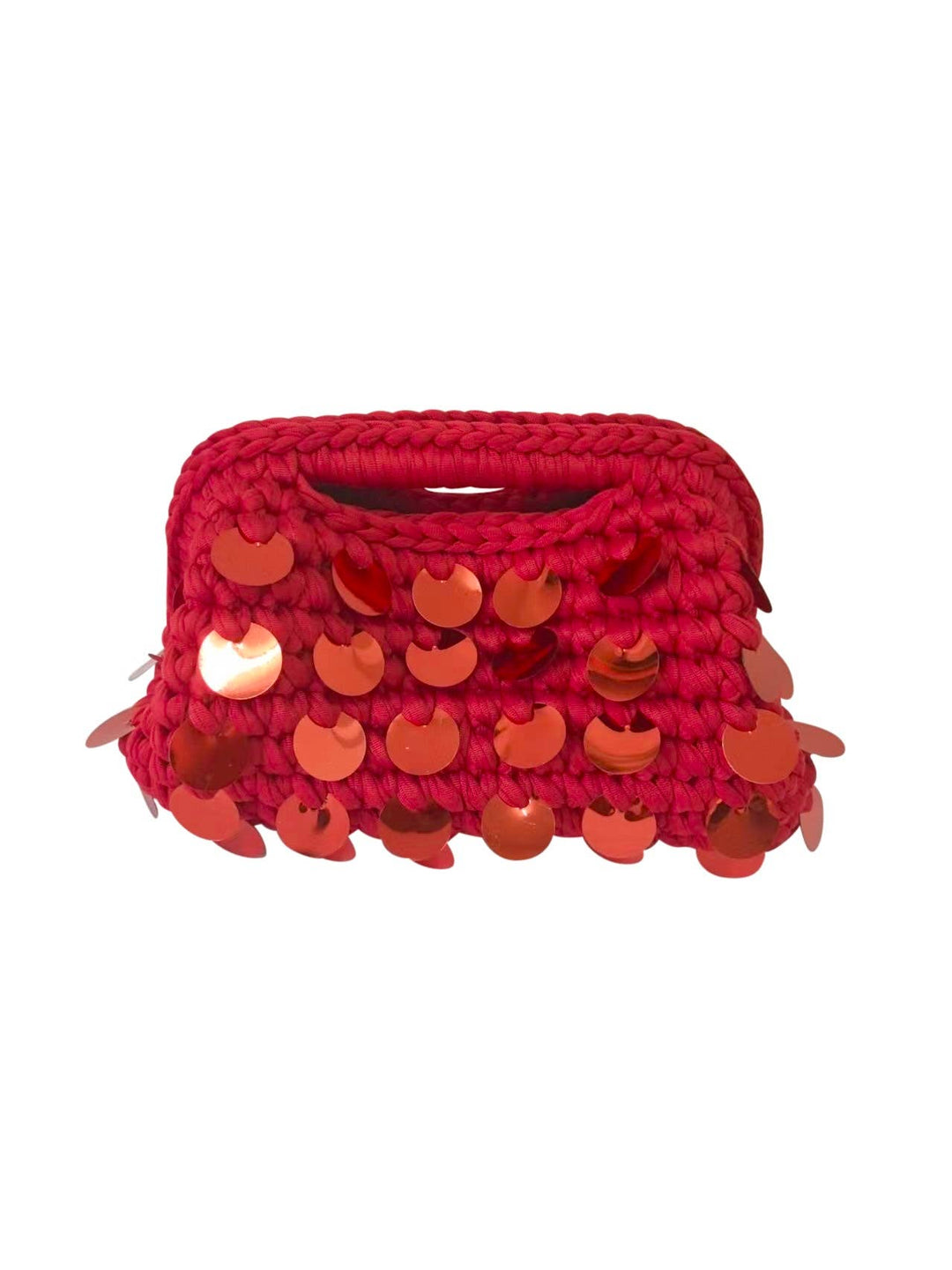 Tropez Woven Bag - Red