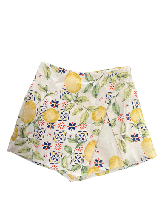 Lemon Poppy Skort