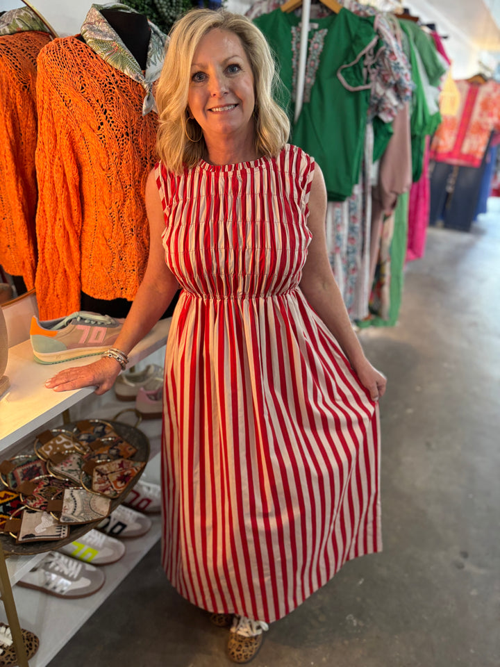 Red Stripe Maxi