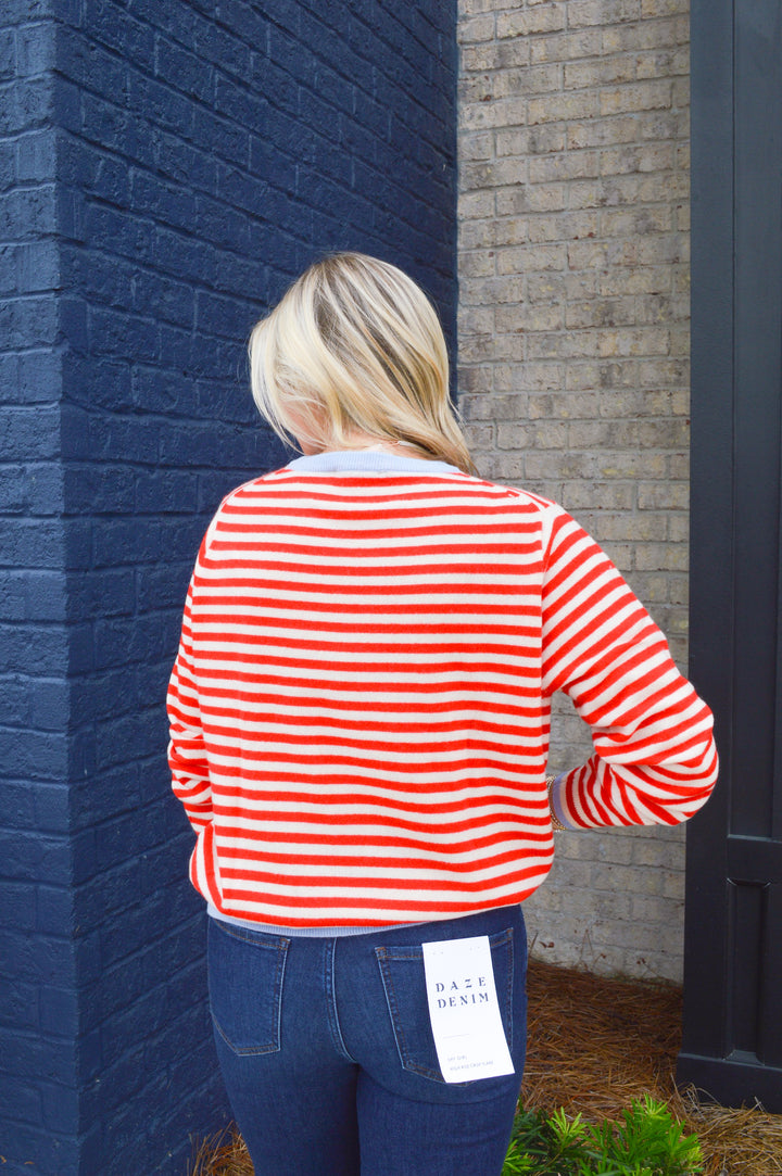 Red Striped Sweater