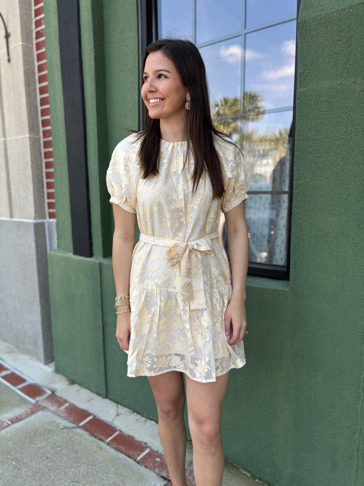 Cream Lace Dress