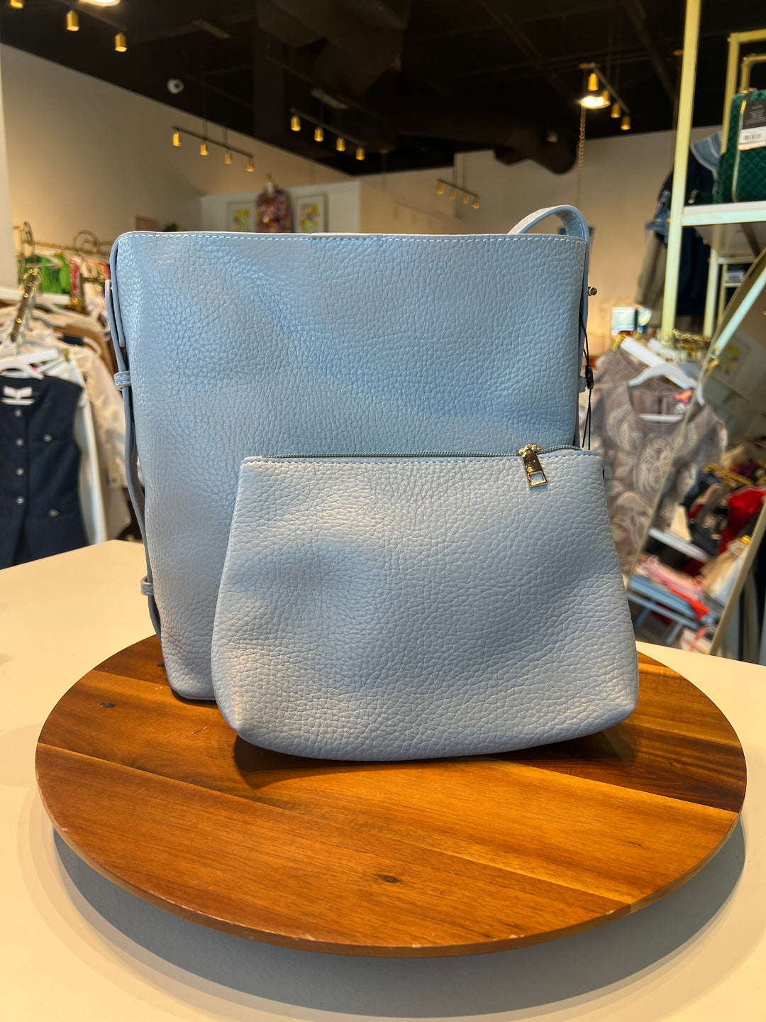 The Monaco Purse in Sky Blue