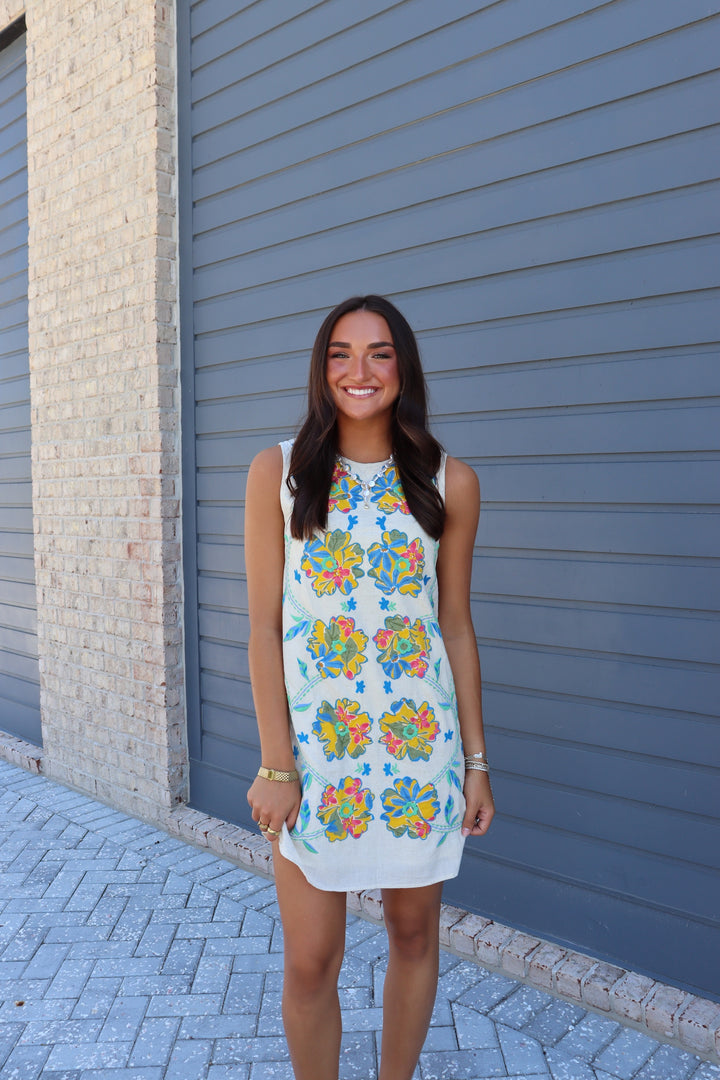 Garden Chic Mini Dress