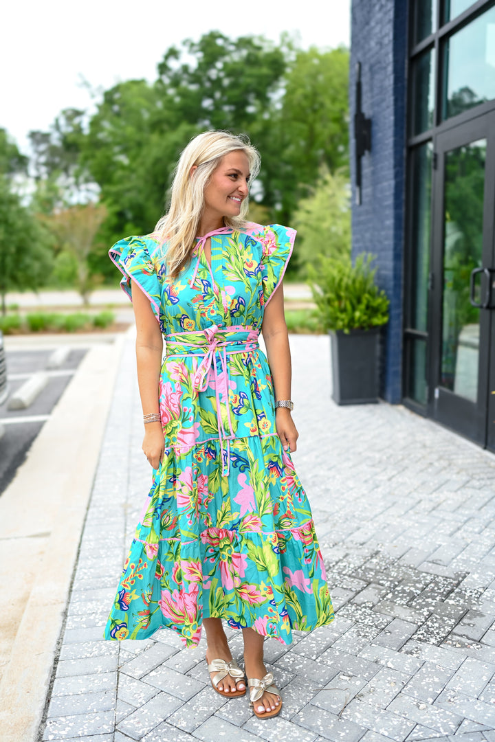 Leighton Tiered Midi Dress
