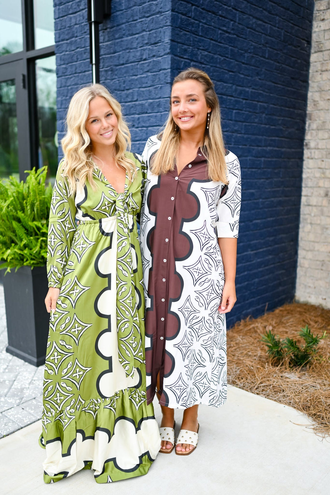 Eva Printed Maxi Dress
