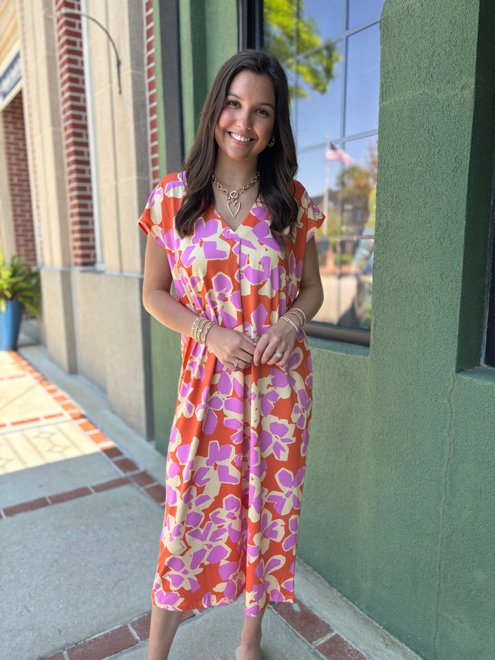 Floral Bloom Shirt Dress
