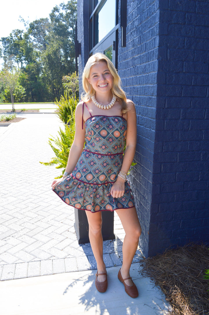 Vivi Romper in Golden Rosette