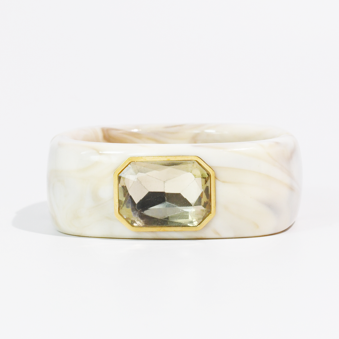 The Gemma Cuff Bracelet: Dark Brown