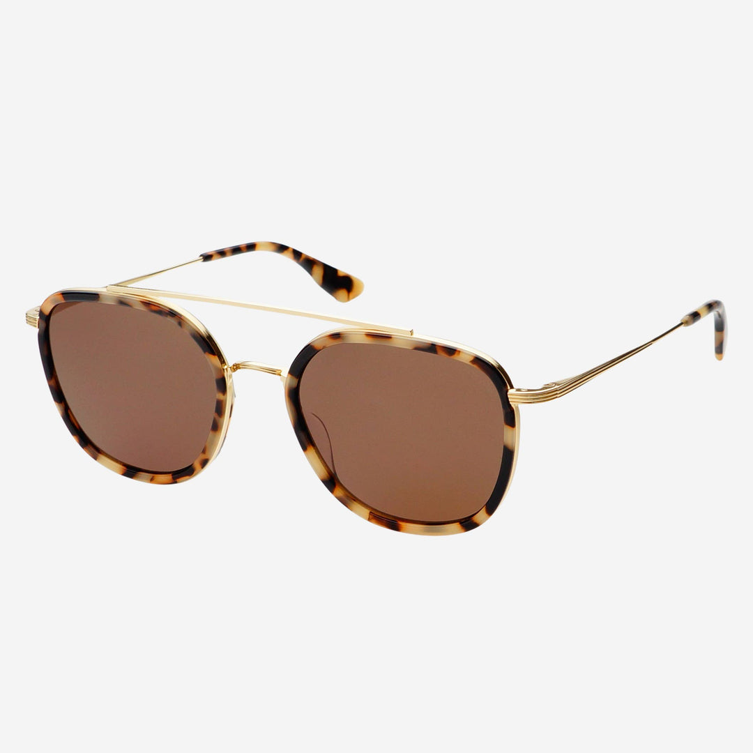 Weston Sunglasses: Milky Tortoise / Brown