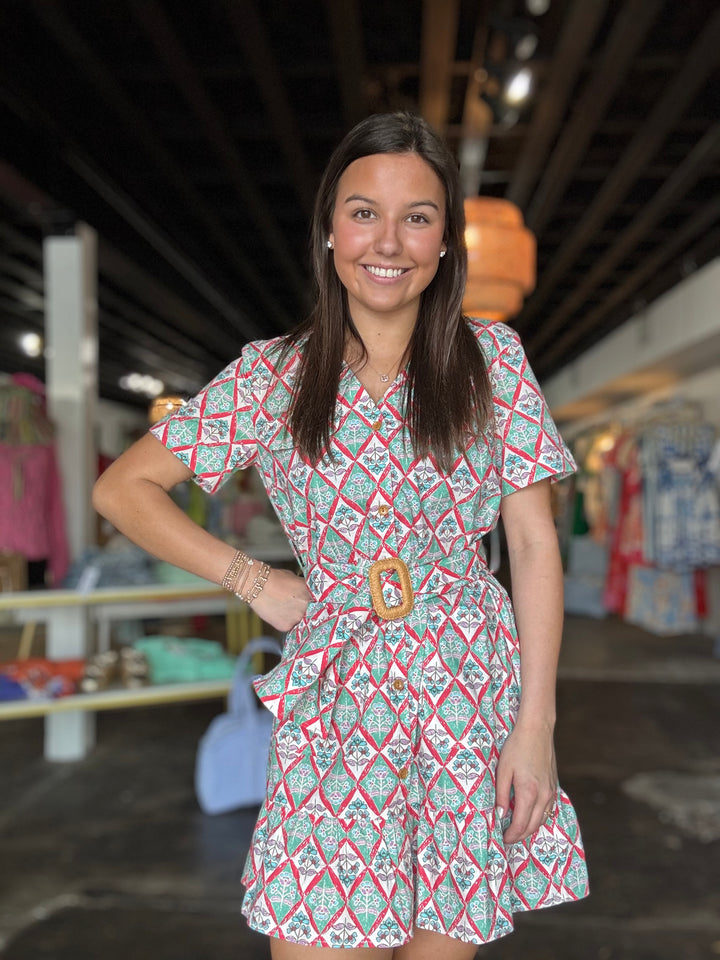 Paris Floral Dress