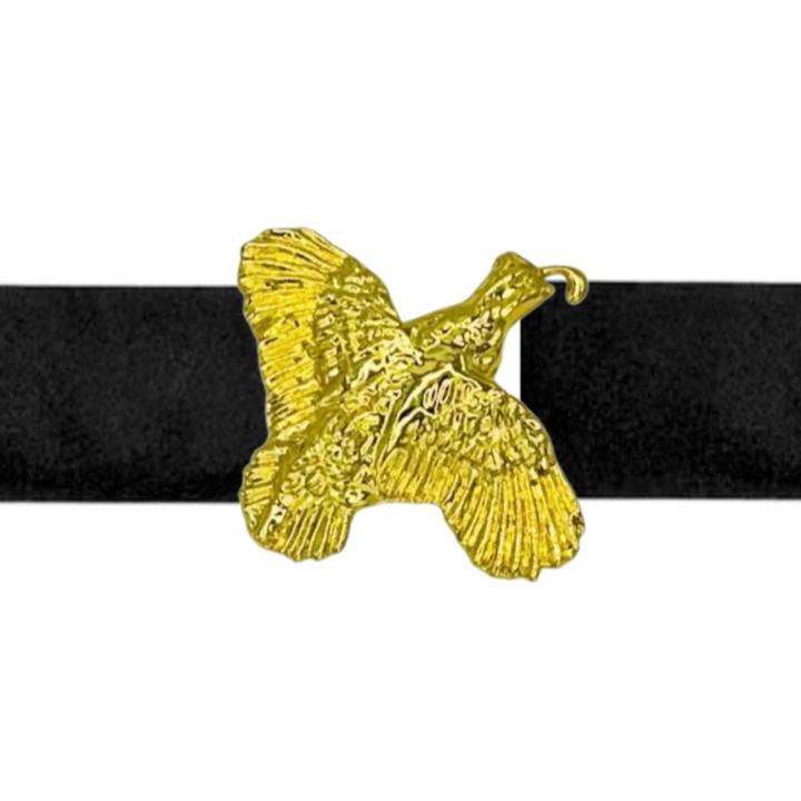 Pheasant Interchangeable Belt Buckle w/ Gold Finish