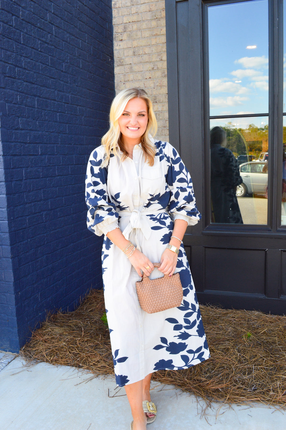 Floral Print Tie Dress