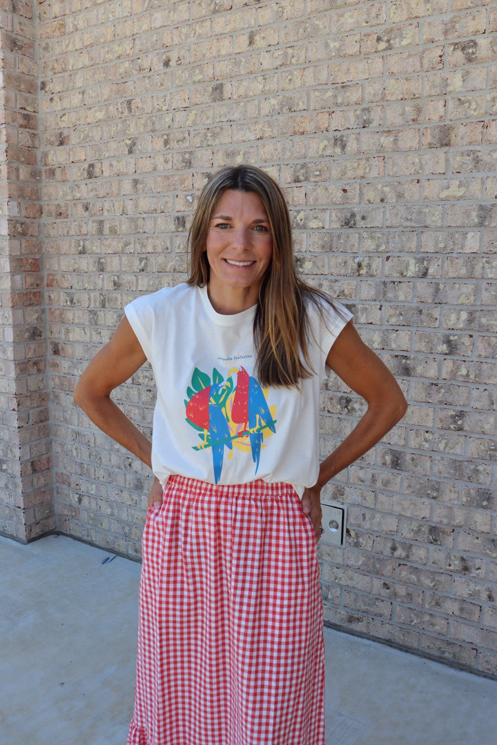 Macaw Graphic T-Shirt