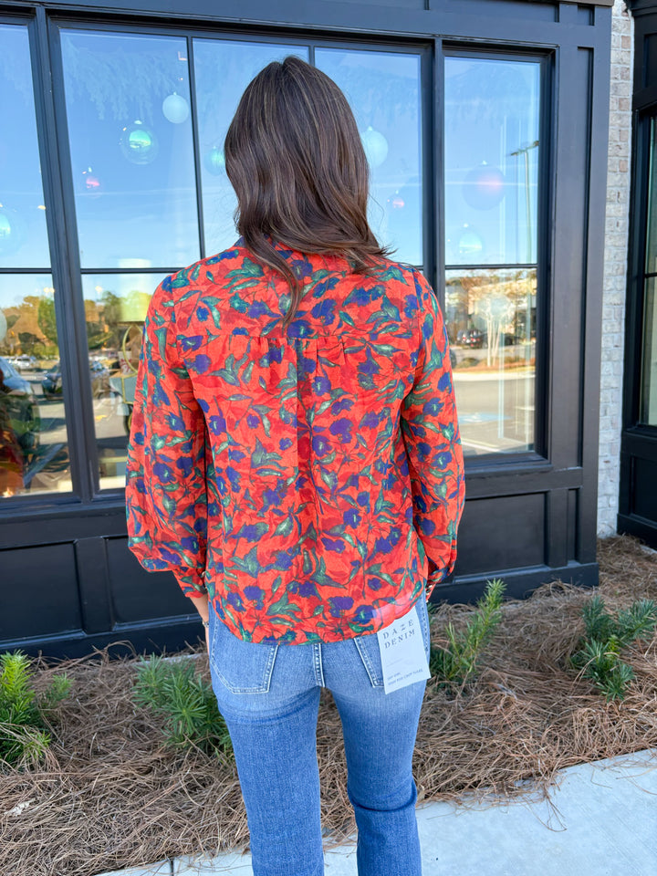 Marigolds Split Button Top