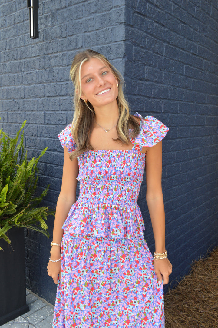 Zoe Top in Rita Punch Print