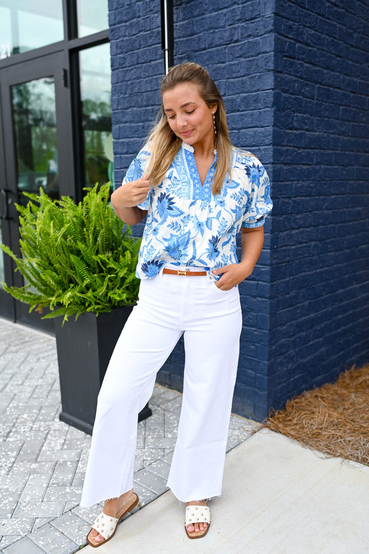 Dutch Meadow Short Sleeve Top