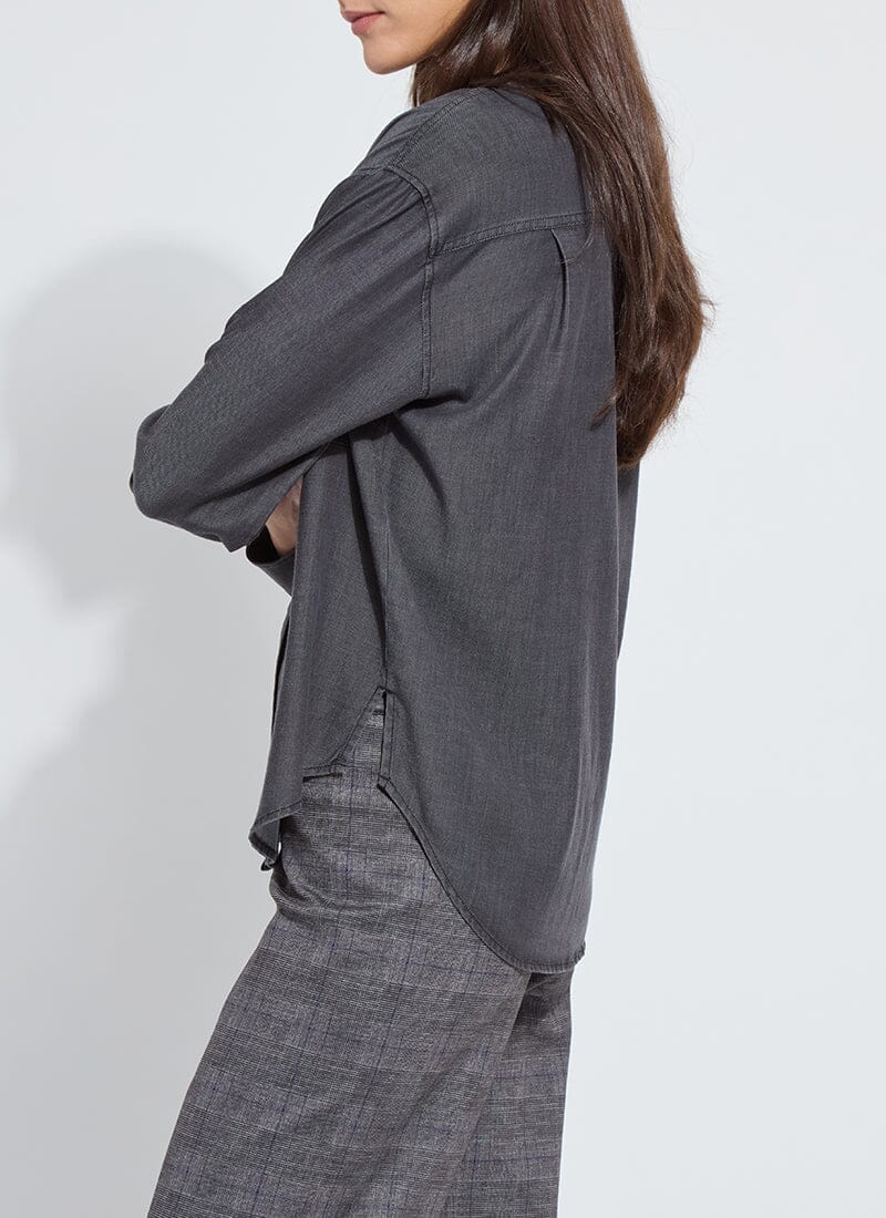 Lunette Black Chambray Shirt